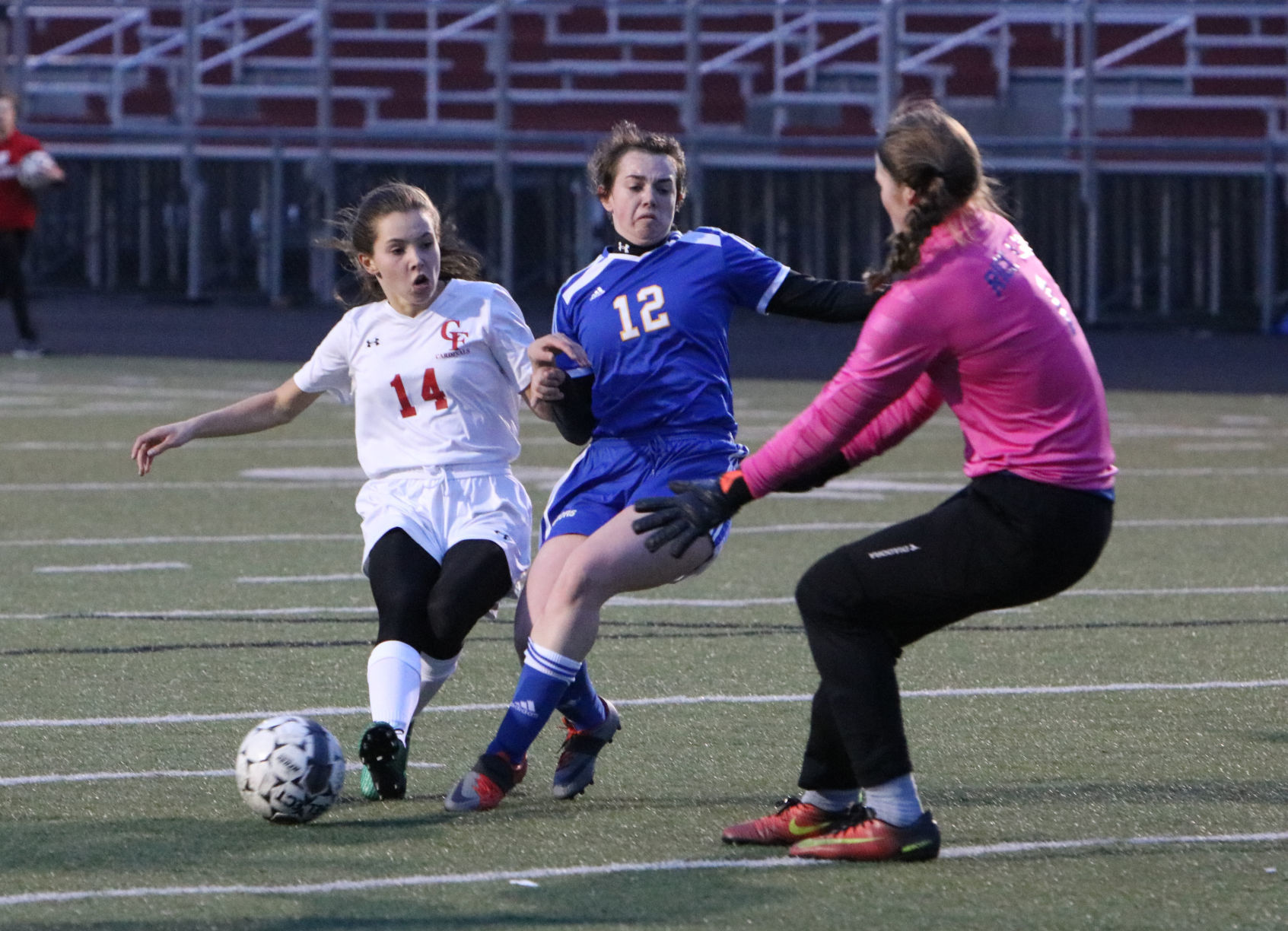 Rice Lake at Chi-Hi girls soccer 4-12-18